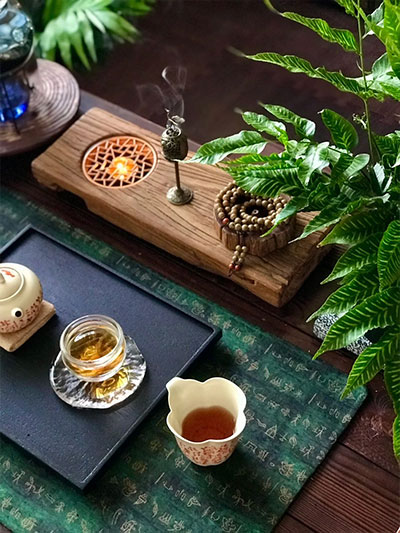 上海品茶工作室内部环境，安静私密，氛围典雅