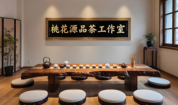 上海品茶工作室茶室环境，安静舒适，布置典雅