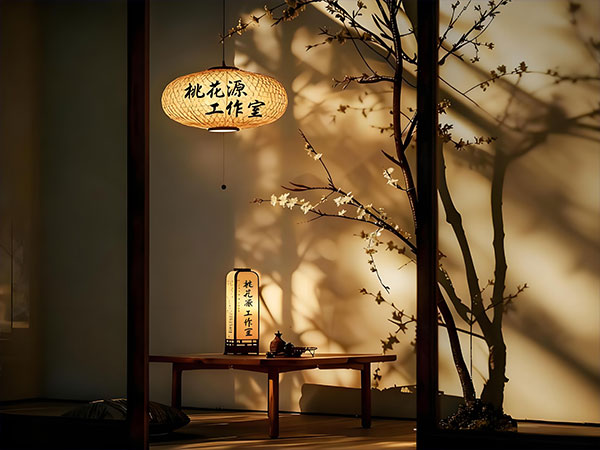 上海茶室夜间安静氛围